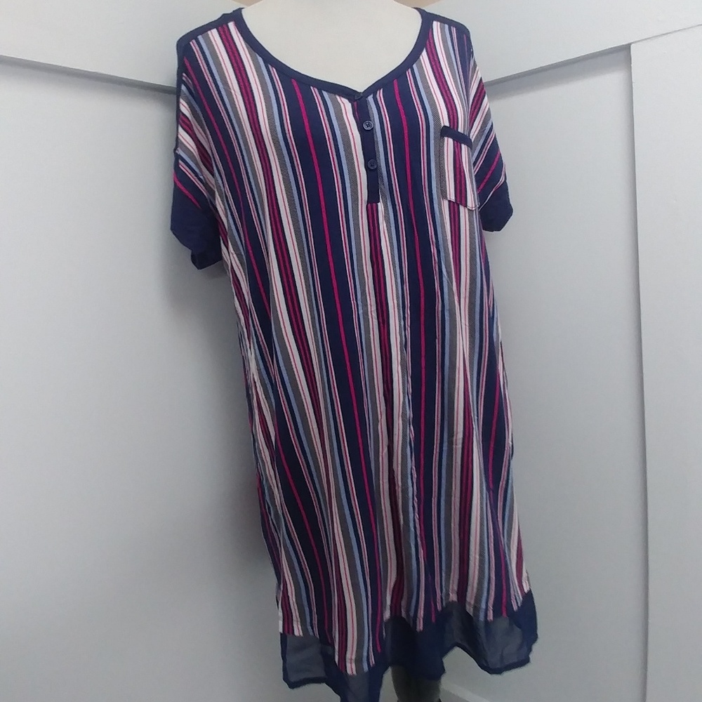 Super Soft Stripped Nightshirt!